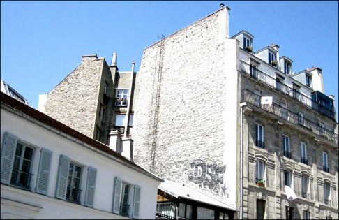 View of Paris from Vincent's Building on the Rue Lepic, 2013