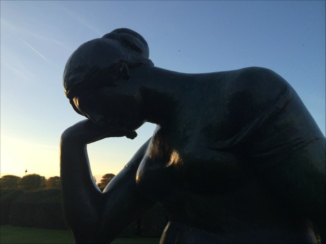 La Douleur by Aristide Bonaventure Maillol (Photograph by Theadora Brack)