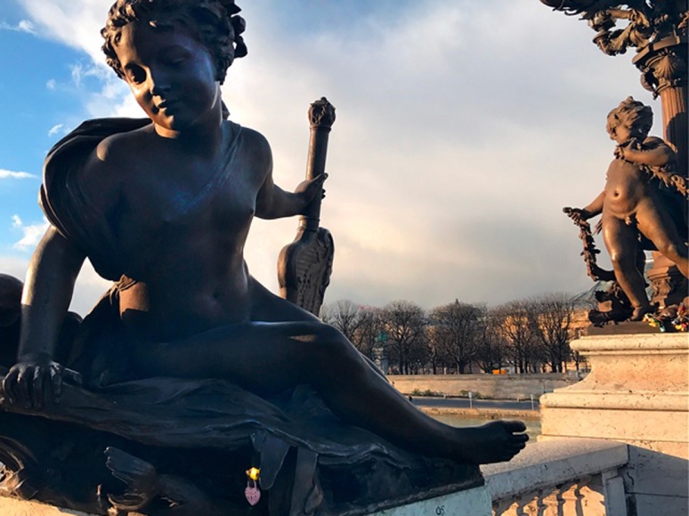 Pont Alexandre III, Paris, February 2020 (Photo by Theadora Brack)